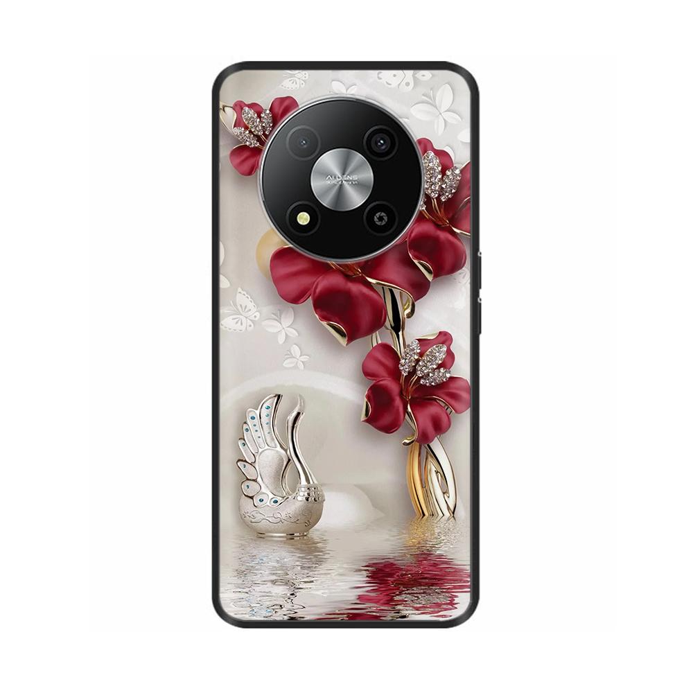 For ZTE Blade A73 5G Case  Cute Design Soft Liquid Silicone Back Cover For ZTE Blade A73 5G A 73 Protection Phone Housing Fundas