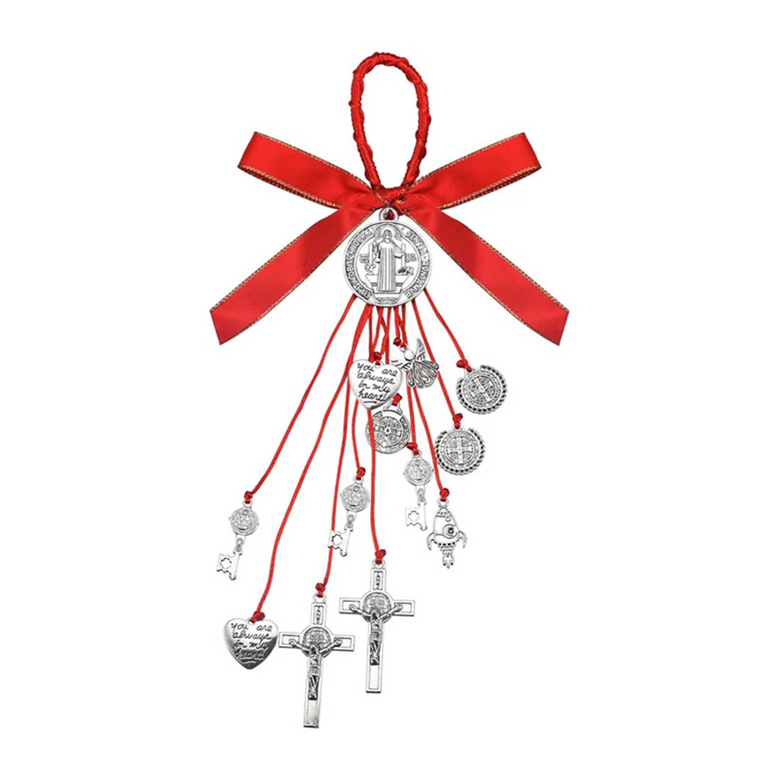 

Christmas Decorations, Pendants, Car Ornaments, And Home Decorations, Crosses One Size серебряный