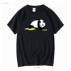 Enjoi Skateboard Panda Logo T-shirt Maat Klein Volwassene Donkergrijs vintage Gewassen grafisch Casual Unisex Rekbaar Ademend