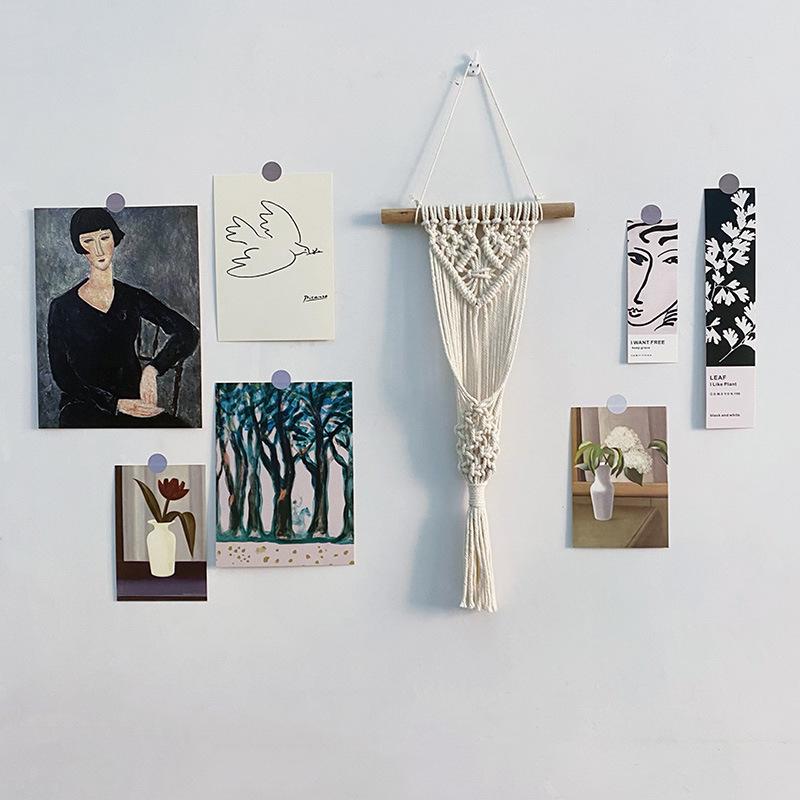 Nordic Bohemian Handwoven Cotton Rope Wall Tapestry