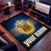 Custom personalization Argentine Football Association Print Area Rug - Soft, Washable Non-Slip Indoor Mat,Living Room,Home&Office Decorative Rug