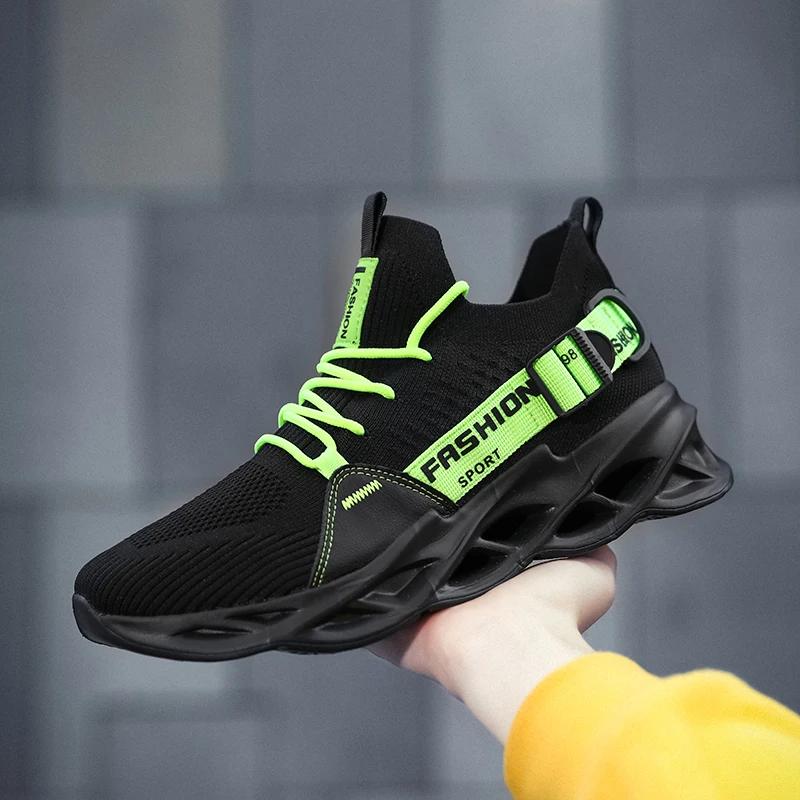 MAEDEF Sneakers Mens Running Shoes Light Comfortable Walking Shoes Breathable Mesh Non Slip Soft Sole Athletic Sports Sneakers