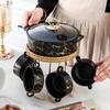 Qianxing Keramik Marmor Suppentopf Set