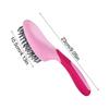 1pcs Horse Mane & Tail Brush Round Shaped Soft Rubber Grip Needle Bristles Stable Cleaning Kit Horse Grooming Brush Random Color