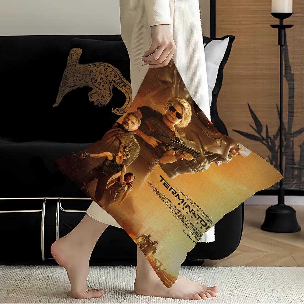Movie T-TERMINATOR Cushion Cover Pillow Cover Decor Pillowcase Printed Cushion Case For Couch
