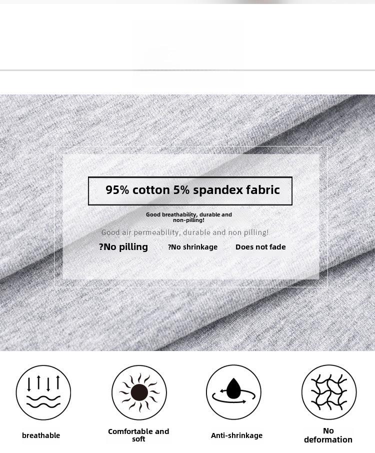 Tmavě modré školní sportovní kalhoty z čisté bavlny pro žáky prvního stupně - chlapci a dívky, volný střih, letní kalhoty.