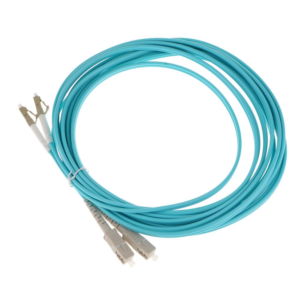 10//16ft LC-SC 10GB Duplex Multimode Fiber Optic Patch Cable Jumper MagiDeal