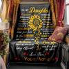Sunflower Blanket Personalized Name Soft Comfortable Stylish Blanket Car Blanket Perfect For Travel Camping Outdoor Home Suitable For All Seasons
