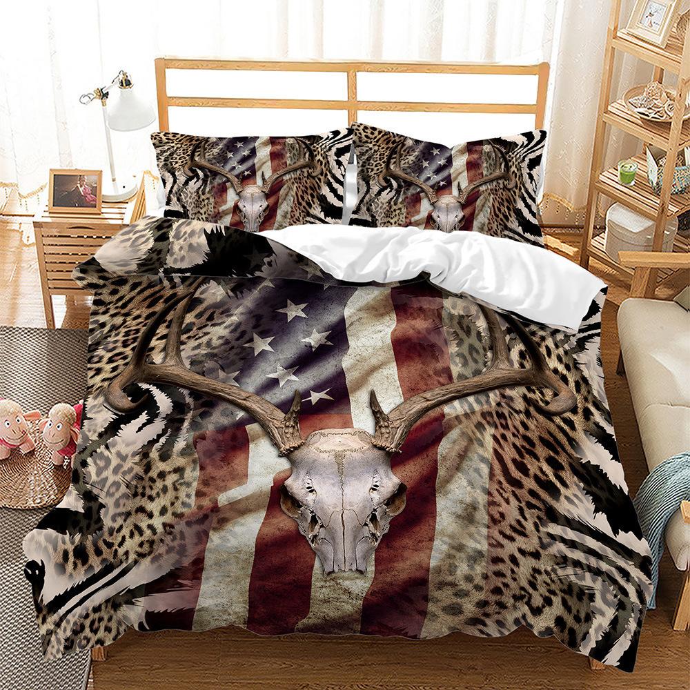 Fashion technology printing, 3D digital printing, bedding, duvet covers, pillowcases, three-piece sets