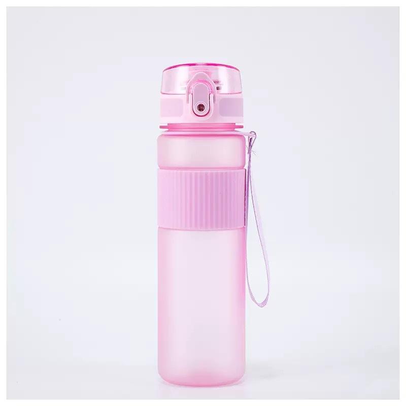 Water bottle sports water cup men's portable anti-drop fitness kettle summer female students large capacity matte anti-scalding plastic cup