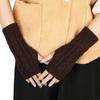 Twists Gloves Knitted Gloves  Half Finger Gloves Fashion Wool Gloves  Outdoor