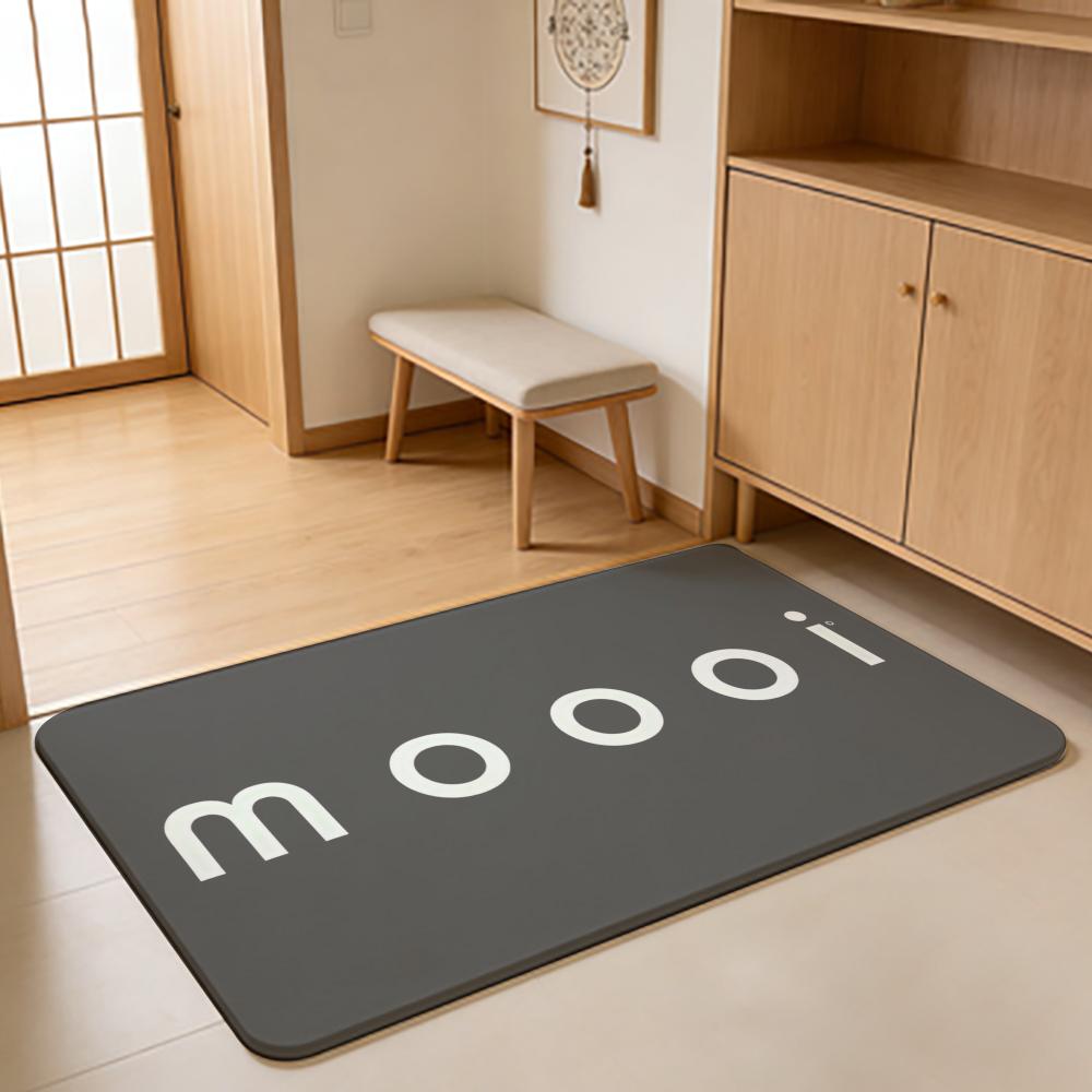 Beauty M-Moooi Floor Mat Absorbent Floor Mat Non-Slip Entrance Rug for Bathrooms Restrooms and Toilets