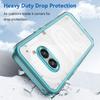 For Nothing Phone (2a) Phone Case WANLONFENG XC Series TPU Acrylic Cover with Tempered Glass (Big Lens Hole)