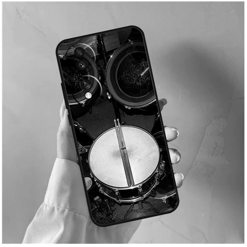 Musical Instrument Drum For Honor Magic 5 6 7 8 Pro Case For Honor 200 400 Lite 50 70 90 X8c X8b X9a X9b X9c X9d Win