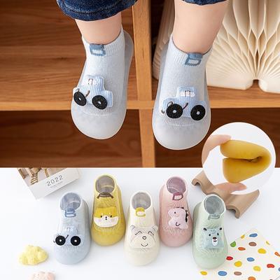 Unisex Baby Jungen Mädchen Schuhe Cartoon Erste Wanderer Kleinkind Kleinkind Prewalker Kinder Weiche Gummi Sohle Stricken Booties Anti-rutsch