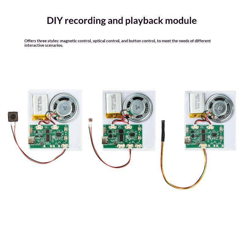 1 ks 8M USB Záznamový Narozeninový Pozdrav Hudební Hlasový Modul Čip Pro Hlasové Audio Hračku Pozdravnou Kartu DIY Záznamový A Přehrávací Modul