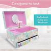 The First Music Jewelry Organizer for Children, With a Rotating Doll, Providing Personalized Birthday Gifts for Girls Aged 3 To 8