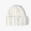 Japanese Winter Warm Simple Twist Woolen Cap Female Earflaps Slipover Male Beanie Student Hat