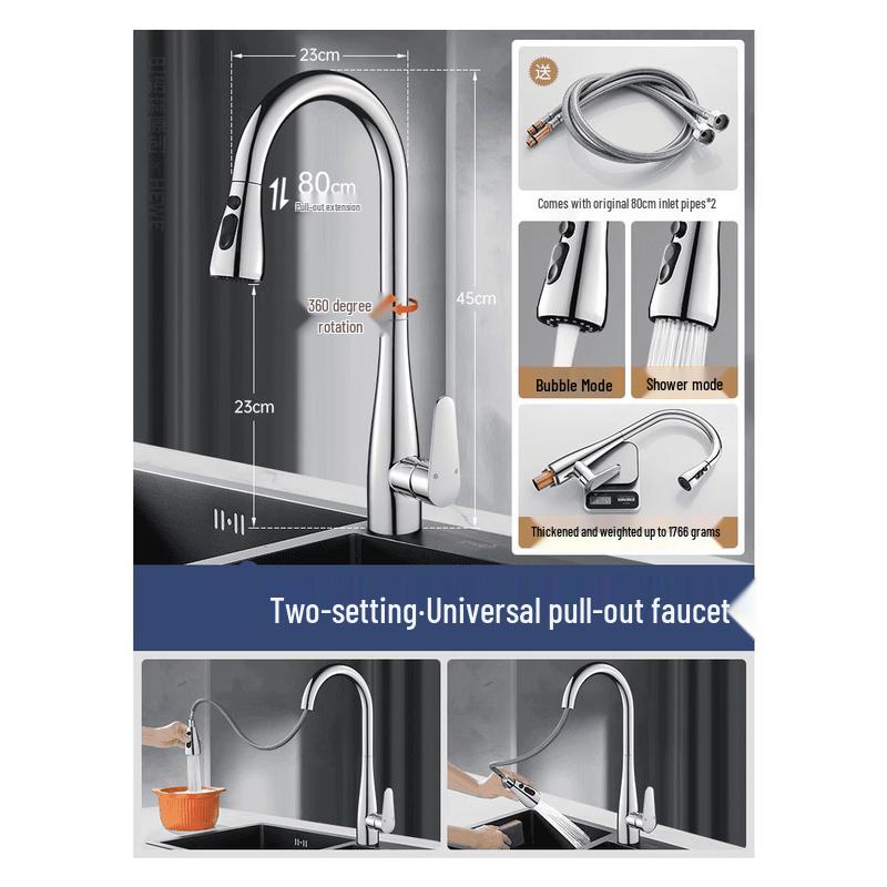 

TLXT Kitchen Pull-Out Faucet