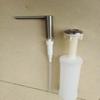 304 Stainless Steel Liquid Soap Dispensers Black/Brushed Kitchen Sink Hand Soap Dispenser ABS Bottle Easy Fill Accessories