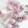 Pink Foam Christmas Ball Ornament - DIY Tree Decoration Topper