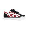 Vans Old Skool Low Top Kids Skate Shoes Kids Sneakers Black Red VN0A4BUV2JX