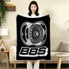 1PC Bbs Patterned Flannel Blanket Suitable For All Seasons For Home Decor Warmth And Comfort Gifts Holiday Present