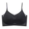 Ice Plus Nahtlos Damen Größe Gefühl Sommer BH Atmungsaktiv Und Leicht Lifting T-Shirt Stil Unterwäsche Abnehmbare Polsterung Mesh Weste Design
