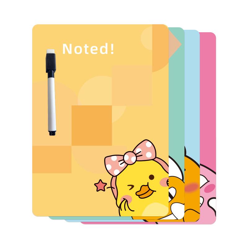 Cartoon Erasable Magnetic Whiteboard Memo Pad & Refrigerator Magnet Message Board