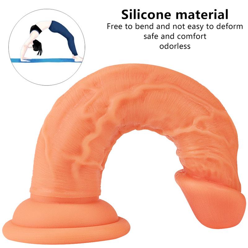 Kleiner Penis Simulation Penis Weiblicher Massagestab Masturbationsgerät Weich Erwachsener Erotische Sexprodukte Manuelles Stoßen