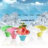 250ml Disposable Snowflake Yogurt Ice Cream Bowl