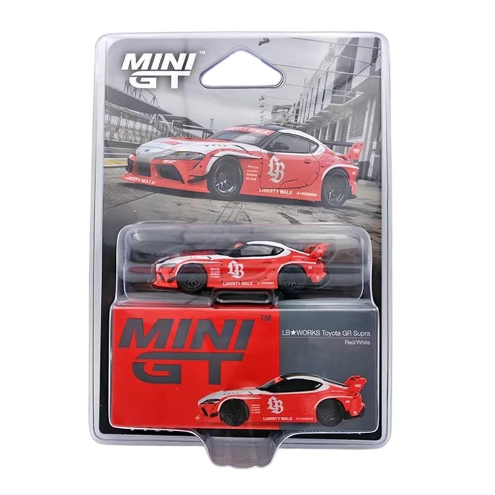MINIGT In Stock 1:64 Hang Card Porsche McLaren Lamborghini BMW Diecast Car Model Collection Toys