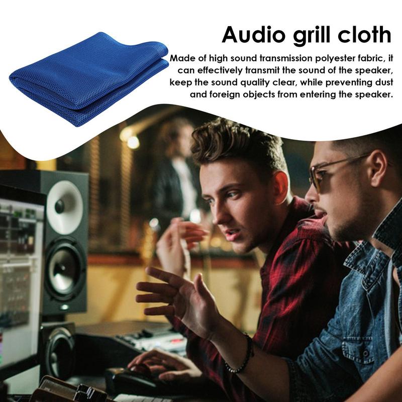 Speaker Grill Fabric Multipurpose Dust-Proof Grill Cloth Soft Speaker Protective Cloth Stereo Box Cloth For Home Theaters