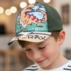 Breathable Cartoon Print Cap Cotton Child Sun Hat Fashion Kids Dinosaur Baseball Cap Gifts