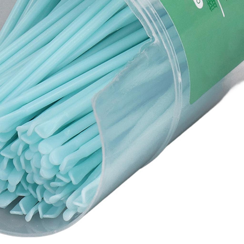 100PCS 2 In 1 Cotton Swabs Double Head Cleaning Ear Scoop Cotton Swab Disposable Makeup Remover Tool with Storage Box
