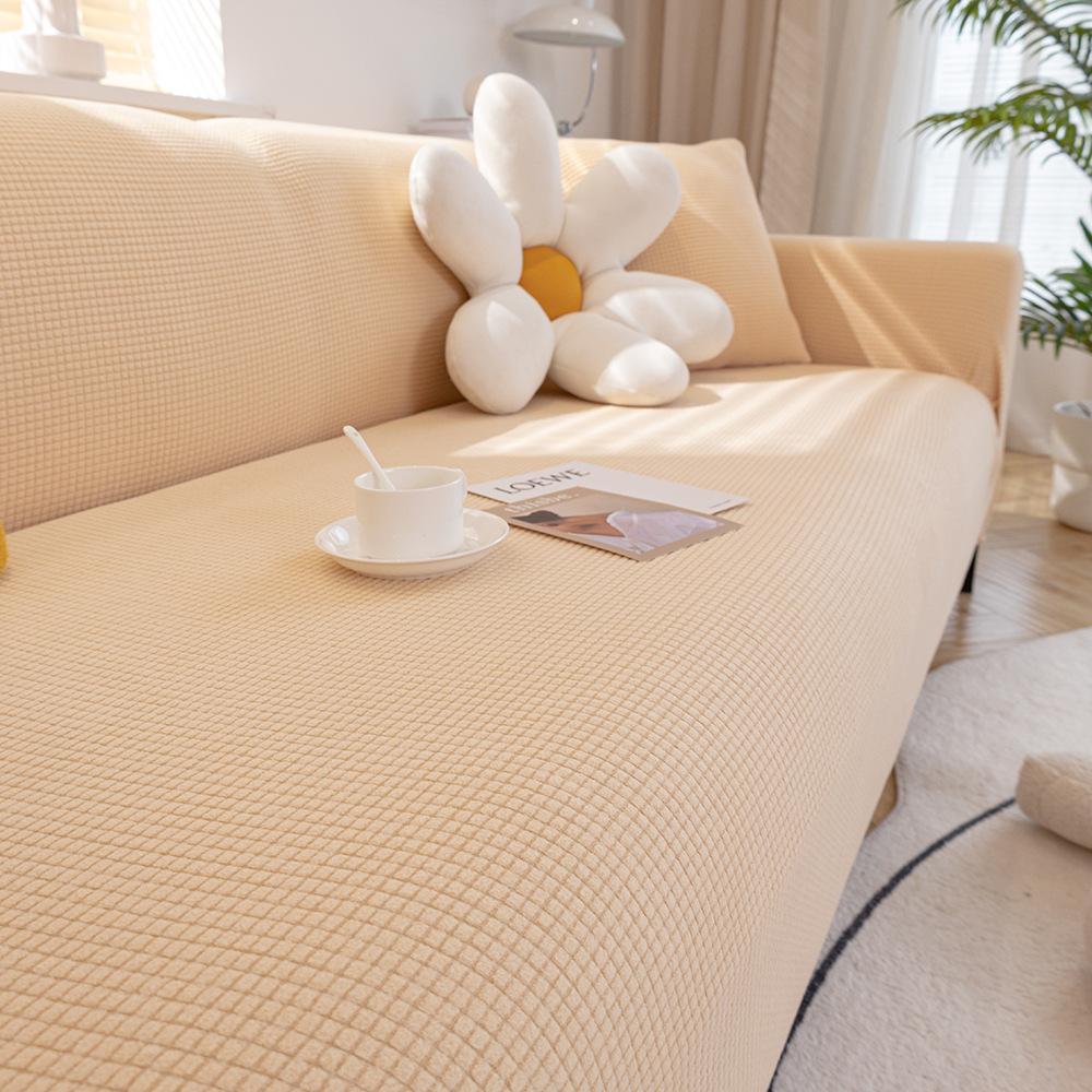 New All Season Elastic Cover with Corn Down Sofa Cover for Lazy People  Anti Cat Scratch