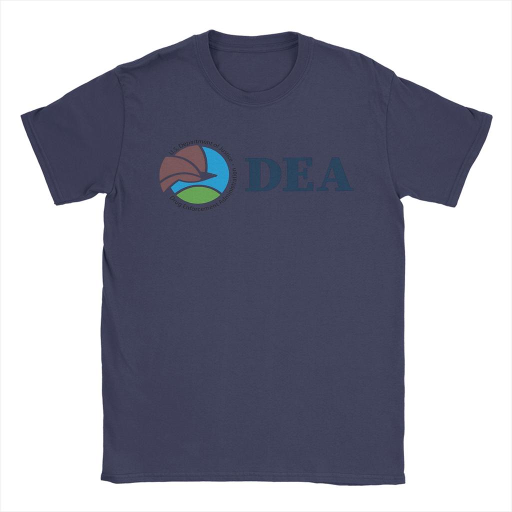 Men TShirts DEA US Federal Interdiction Agency Vintage Pure Cotton Tee Shirt Short Sleeve T Shirts O Neck Tops Unique