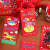 6Pcs/Set Paper 2026 Horse Year Red Envelope Traditional Spring Festival Envelope  Spring Festival