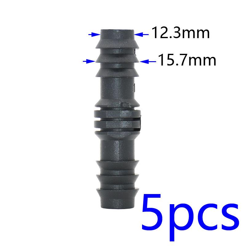 1/2 3/4 1 Inch Garden Hose Tee Elbow End Plug Straight Connector 16/20/25mm PE Hose Water Splitter Repair 90 Degree Connector