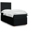 VidaXL Bed Slatted Base with Mattress Black 90x200 Cm Fabric 3291934