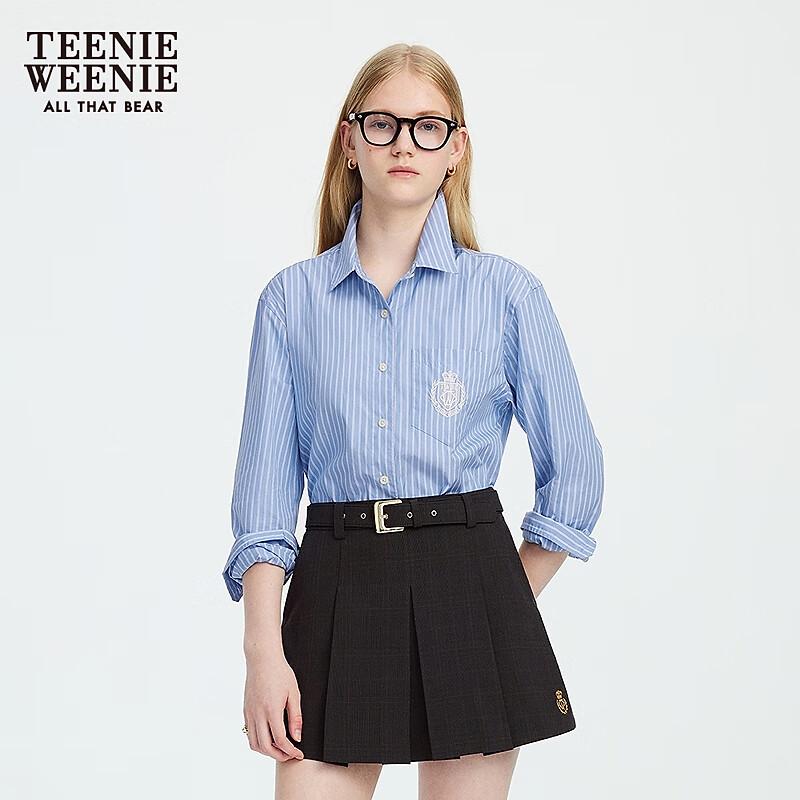 

Teenie Weenie Women s Striped Long-Sleeve Shirt S