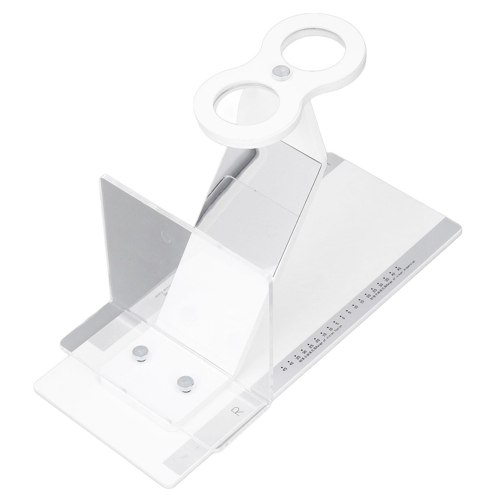 

Одиночный косой стереоскоп Хейроскопы Рисование от руки Регулируемое основание Тренажер для амблиопии Инструмент для тестирования Белый