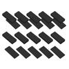 20Pcs Furniture Wall Protectors EVA Foam Headboard Stoppers Black Headboard Bumper Bed Stoppers Easy To Install