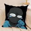 Cartoon I-Invincibles Anime Cushion Cover Soft Plush Fabric Double-Sided Printed Cushion Covers for All Seasons Home Decor