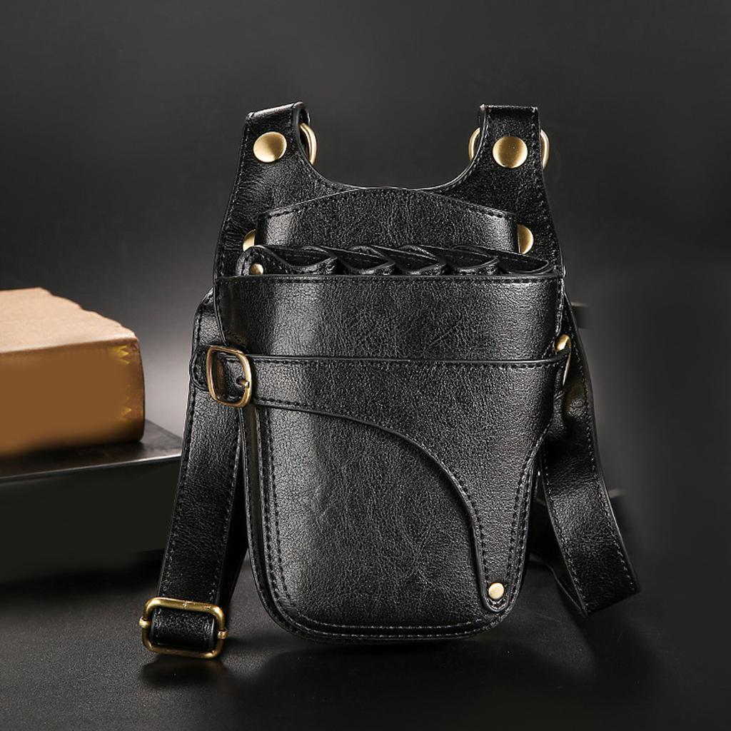 Custodia per forbici da parrucchiere Borsa per forbici Porta attrezzi Custodia professionale per Barbiere Stilista Parrucchiere