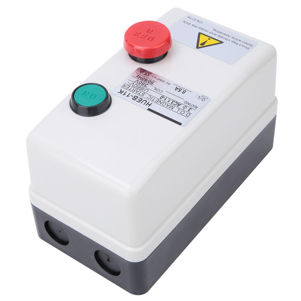 Reverzibilní Manuální Typ Přímého Spouštění Ovládání Motoru Magnetický Spouštěč 380V 50 60Hz(5.5 8.5A)