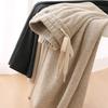Women's 2025 Spring High-Waisted Slimming Straight-Leg Pants: Casual, Loose Fit with a Good Drape
