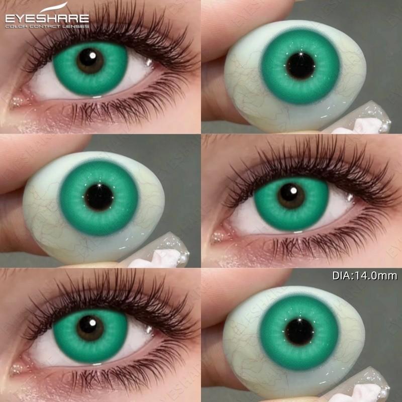 Eyeshare Cosplay Colored Contact Lenses 1 pair Pink Purple Lens Anime Role Playing Eye Makeup Softlens Fashion Cosmetics