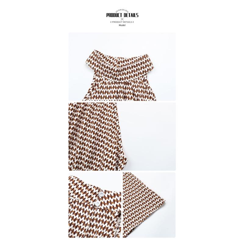 Neue Sommerkleider für Damen im Ethno-Stil mit hoher Taille und hängendem Hals