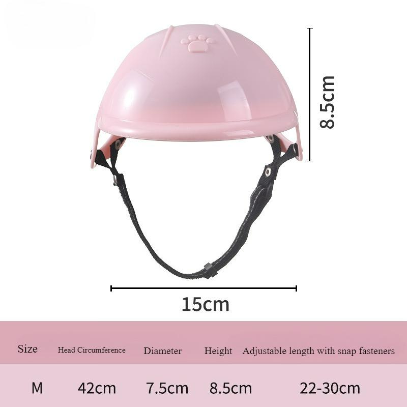 Haustierhelm Kante Mamu Corgi Hund Helm Durchlass Ohr Hartschalenhelm Outdoor Radfahren Lokomotive Hut